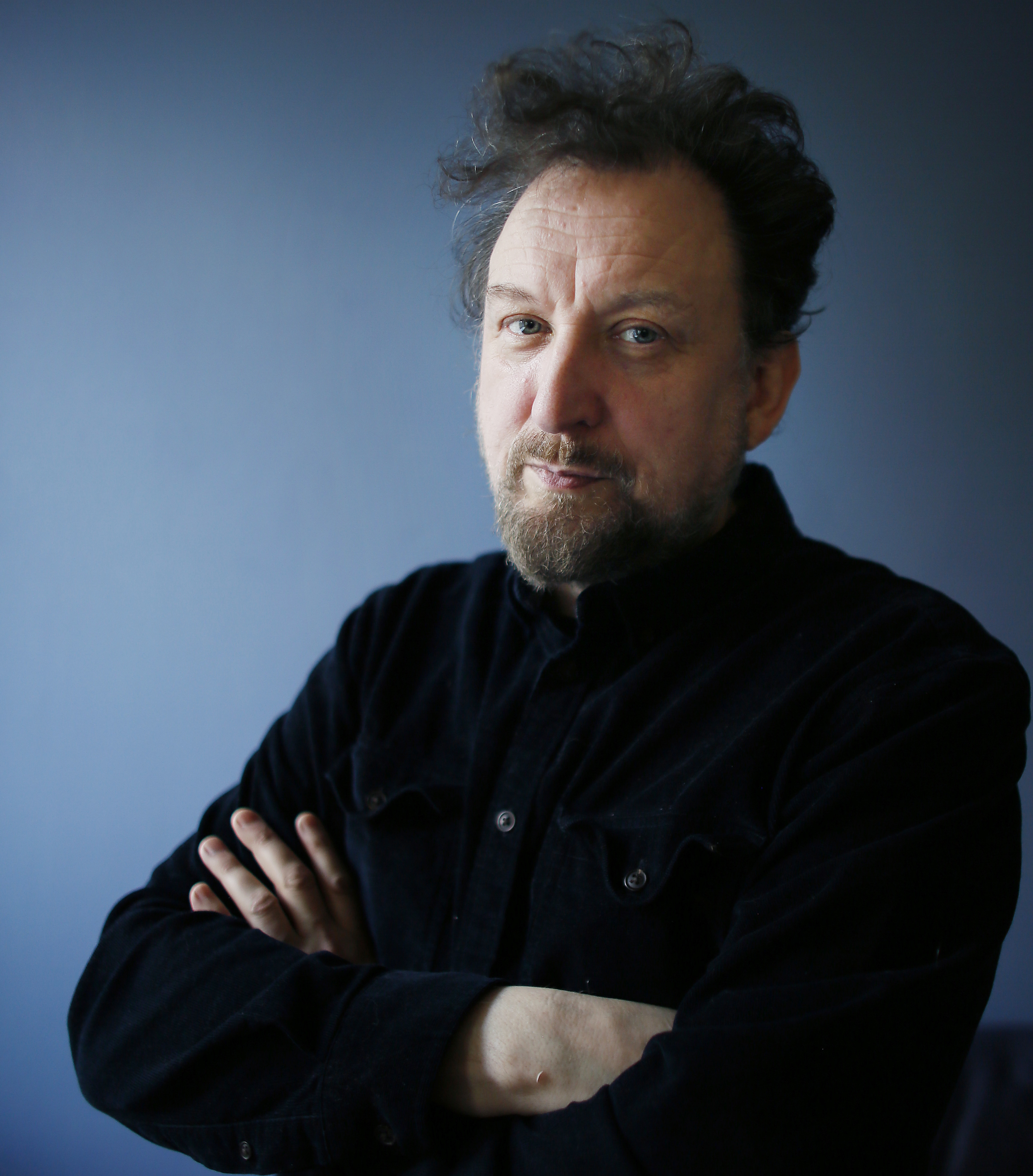 Ewan Morrison, Frankfurt image: EMO Ewan Morrison the author speaking
